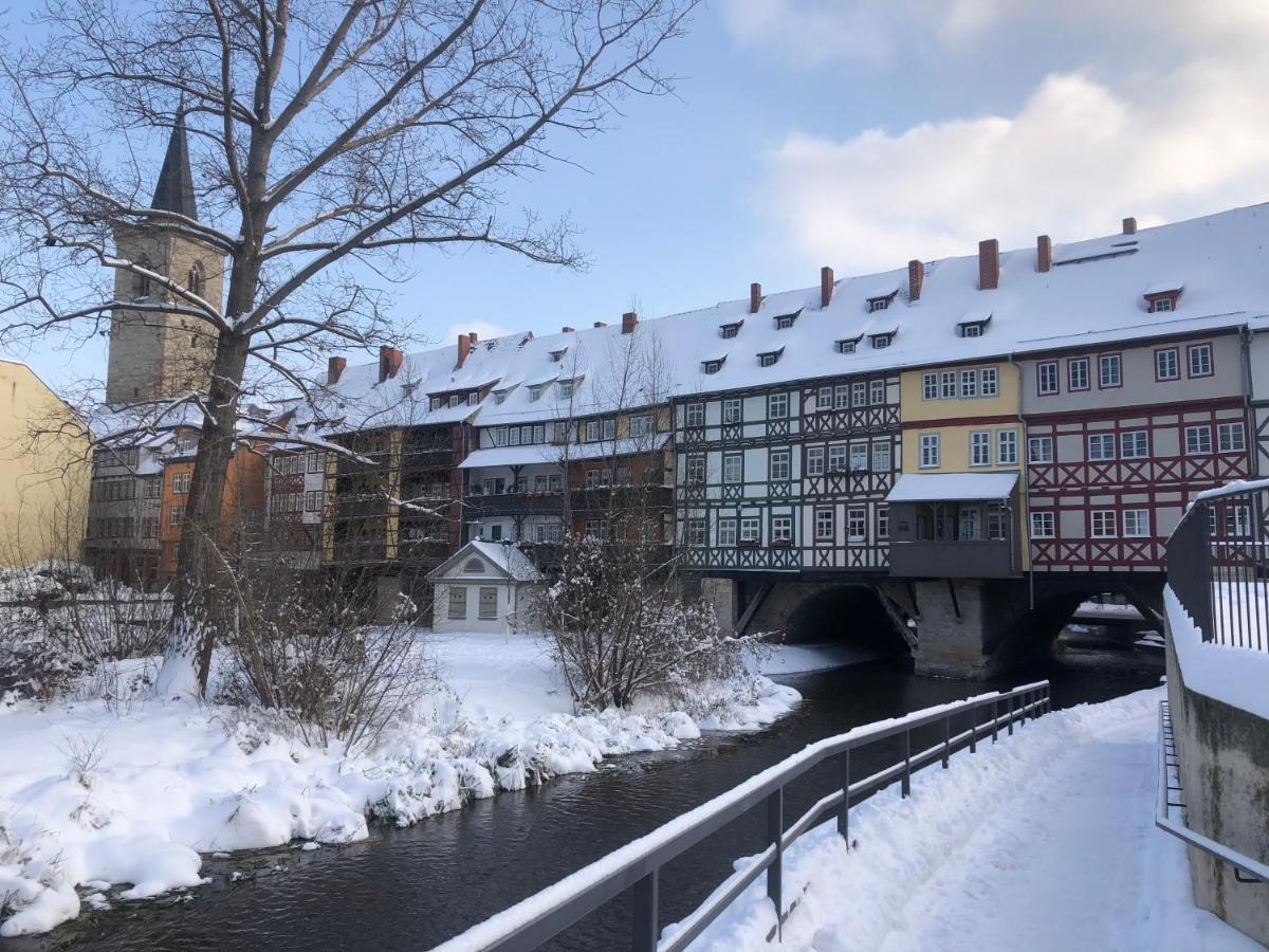 Ferienwohnung Augenblick - Stylisches Apartment In Der Besten Altstadtlage Von Erfurt Exterior foto